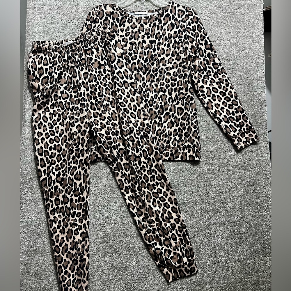 Ekouaer Woman’s Long Sleeve Pants Pajama Set Sleep Wear Size Small